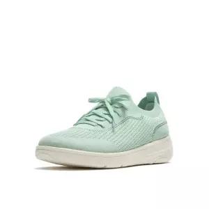 핏플랍 여성 슈퍼-Q 크리스탈 트림 니트 슬립-온 레이스드 스니커즈 - 민트 FT61K2N19Q 289447