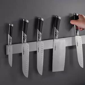 스테인리스 자석 칼 블록 걸이 주방 정리 스텐 칼집 주방칼블럭