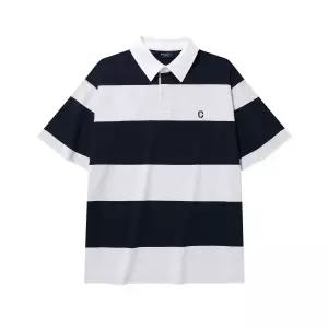 커버낫 COVERNAT C 로고 럭비 카라 티셔츠 Dark Navy CO2502ST07DN 167483