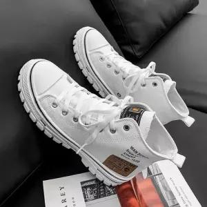 남성 트렌드 캔버스화 사계절 보드화 하이탑 CH5