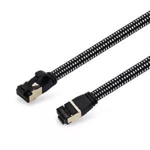 코튼 메쉬 CAT8 랜 케이블 1m 초고속 FLAT 평면 다이렉트 연선 고성능 전산망 네트웍 설치 전산실 컴퓨터