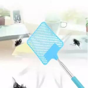 신축식 파리채 휴대 길이 조절 색상 랜덤 가벼운 모기채 모기퇴치기 벌레잡는 도구 해충