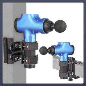 등용 핸즈프리 마사지 건 홀더, 대부분의 건과 호환되는 자동 용 퍼커시브 머슬 마운트, 손이 닿기 어려운 부위, 기계 구조물이 장소에 적응합니다