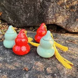 풍수 액막이 조롱박 소금단지