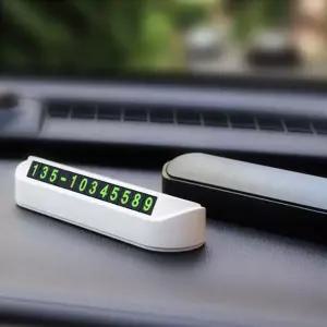 전화 번호판 차 주차 자동차 연락처 핸드폰 차량용