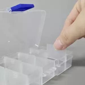 소품정리함 10구 칸막이 분리 수납함 비즈 악세사리 알약 투명 소분 케이스