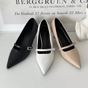 [셀러허브 패션][멜팅브라운] 여성 포인티드토 메리제인 미들힐 MT86 (48733127)