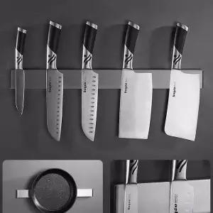 주방 인테리어 정리 스텐 자석 칼 꽂이 걸이 블록 칼꽂이정리함