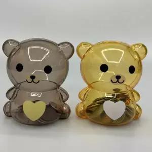 돼지 소형 투명 돼지 투명 곰돌이 저금통 동전통 귀여운 초등학생