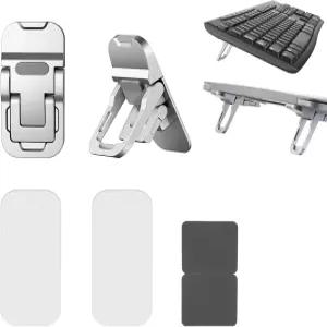 2개의 노트북 다리 아연 합금 미니 접이식 스탠드 각도 조절 가능 보이지 않는 컴퓨터 키보드 대부분의