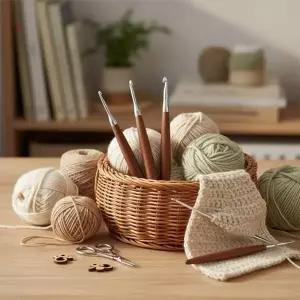 원목 코바늘 4종세트 3호 ~ 6호 diy 뜨개질도구 뜨개질용품