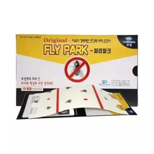 파리파크 끈끈이 (10매) 날파리 초파리 해충 퇴치트랩 초강력끈끈이