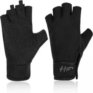 Ptwola 핑거리스 장갑 낚시 패들링 요트 조정 카약장갑 워터장갑 스포츠 남성용 사이클링 운동 체육관