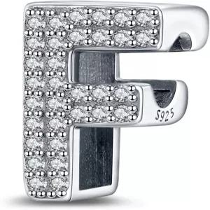 앤모스 팔찌와 목걸이 발렌타인데이 선물용 이니셜 문자 Z 참 알파벳 당글 비즈 생일 축하합니다