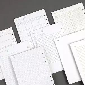 [알티피아]A5 6공 리필속지 40매 3P 다이어리 리필지 용지 노트 다이어리내지