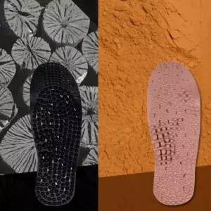 발 전체 발사이즈에 맞게 잘라쓰는 숯 황토 지압 깔창 OgO3+7qdR