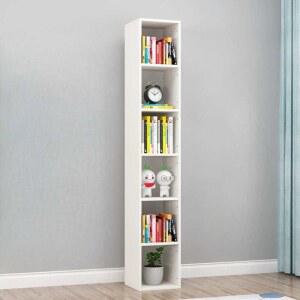 좁은 틈새 책장 코너 선반책장 목재 이동식 인테리어책장 세로 진열장 활용