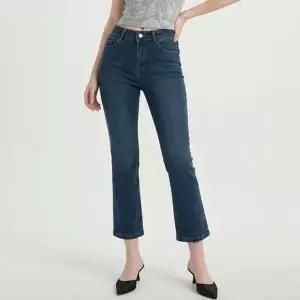 하이웨스트 전체 슬림 데님 일자팬츠 ~XXL 청바지 청바지 팬츠 스키니진