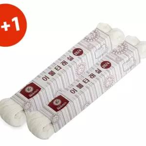 무명실 1+1 명주실 백일상소품 실타래 두꺼운실 이불타래실흰색 돌잔치 07WEA99514