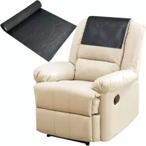 ECI 리클라이너 헤드레스트 커버 소파 인조 가죽 의자 가구 슬립커버 극장 좌석용 보호대 1Pcs