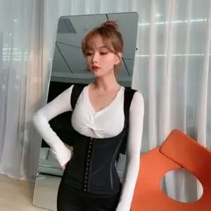 하이 서포트 바디 쉐이퍼 여성 보정 코르셋 속옷 올인원 슬리머 풀커버