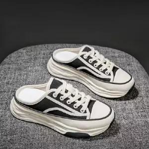 여성 키높이 패션 봄 운동화 끈 스니커즈 LKK998 러닝화 구두 털 슬립온