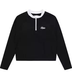 [소이]블랙반집업크롭래쉬가드티/23M0459_CC