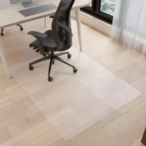 하드 플로어용 퓨처윗 책상 의자 매트 하드우드용 48인치 x 30인치 오피스 클리어 프로텍터 홈용 이지