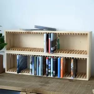 헌금봉투꽂이 십일조 원목 구역별 무뚜껑 나무 선반 수납장