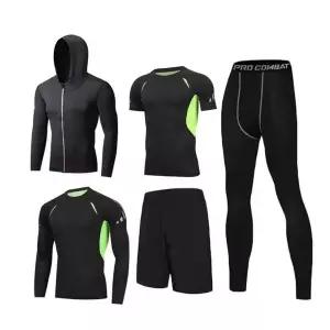 배색 트레이닝복 풀세트 긴팔 레깅스 반바지 반팔 남자반바지세트