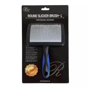 강아지미용용품 리케이 라운드 슬리커 브러쉬 L