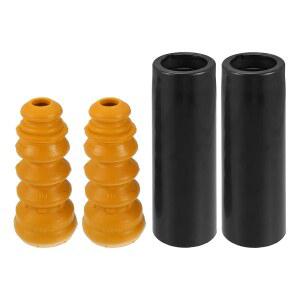 모토포르티 리어 서스펜션 범프 스톱 쇼크 업소버 스트럿 부트 키트, AUDI A2 2000-2005용, 고무, No.1J0512131B /6Q0512131B, 블랙 옐로우, 2세트