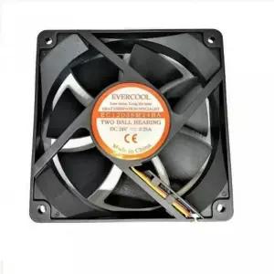 에버쿨 DC 24V 팬쿨러 EC12038M24BA(120mm/38T/3핀)