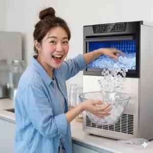 마트 업소용 제빙기 카페 신선식품 횟집 아이스메이커 사무실 직수 음식점 대용량 얼음 식당