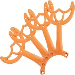 패티킬 천장 선풍기 블레이드 암 교체 마모된 부품 장착 브래킷 키트 4개 다크 오렌지