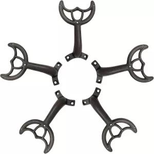 5개 52인치 천장 선풍기 블레이드 암 교체 부품 장착 브래킷 키트 마모된 균형 유지 및 성능 향상 커피