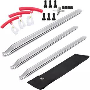 Dr.Roc 2 x 15.5 인치 1 19.5 타이어 아이언 3 림 프로텍터 6 TR413 밸브 스템 마운트 및 디마운트 세트