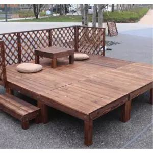 전원주택 평상 마루 마당 대나무 옥상 야외 평상마루 테라스