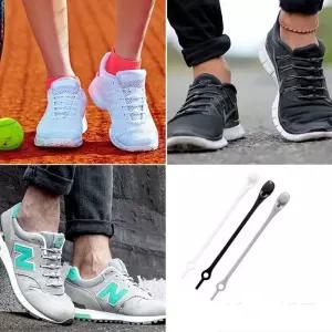 매듭없는 실리콘 슈즈타이12P 간편 신발끈 fjd7+8GZW