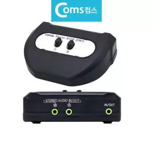 2대1 스테레오 오디오 선택기 3.5mm 스피커 이어폰