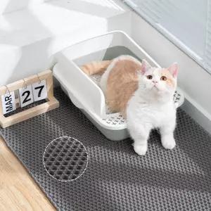 SPS 고양이 벌집 모래매트 그레이 60x90cm