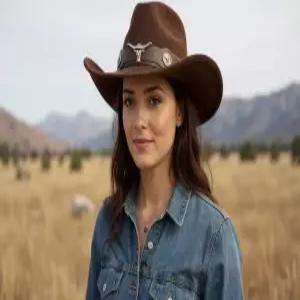 황소 머리 밴드 장식이 달린 와이드 브림 남녀 웨스턴 카우보이 모자 페도라 재즈