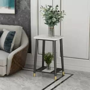 대리석협탁 사이드테이블 침실 탁자 수납 미니협탁 원형