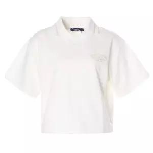 여성 카라 배색 반팔티셔츠 FPBTS736F 추천 클라이드앤