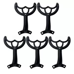 5개 52인치 천장 선풍기 블레이드 암 교체 부품 장착 브래킷 키트 마모된 균형 유지 및 우수한 성능 블랙