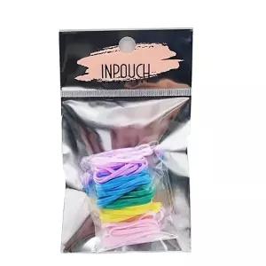 TBZ 파스텔 머리끈 대 50p 칼라고무밴드 대용량머리끈 고무줄