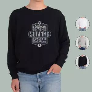 맨투맨 전색상 여름휴가 해변 여행 서핑 k 프린트셔츠 xTU7+8dpD