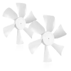 ChimimeDecor 2Pcs RV 통풍 팬 블레이드 교체 6인치 0.094인치 D자형 샤프트 배기 Heng s Elixir Jensen