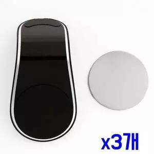 TBZ 송풍구 클립형 스마트폰 메탈 거치대(블랙) x3개