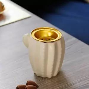 TBZ 세라믹 선인장 향로 인센스콘 홀더 화이트미듐